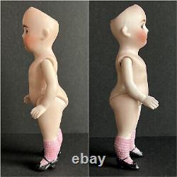 Antique German 6 Kestner  Miniature All Bisque Mignonette Doll