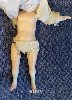 Antique German 7 1/2 Mystery Bisque Mignonette Doll On Teenage Body