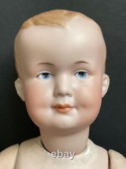 Antique German Armand Marseille 500 12 Bisque Head Character Boy Doll