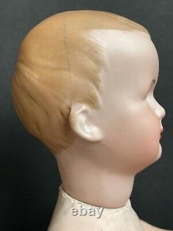 Antique German Armand Marseille 500 12 Bisque Head Character Boy Doll