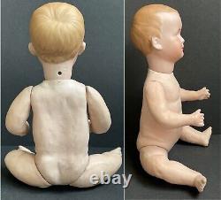 Antique German Armand Marseille 500 12 Bisque Head Character Boy Doll