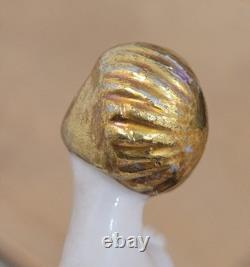 Antique German Art Deco Half Doll Unusual Gold Hair Arms Away Rare