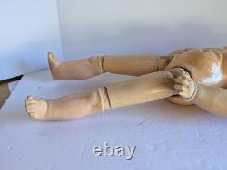Antique German Bisque Doll S&H 1009 Dep ST 24 In For French Market