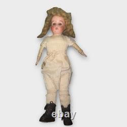 Antique German Bisque Head Doll 15