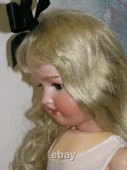 Antique German Bisque Head Doll H Handwerck Simon Halbig 29