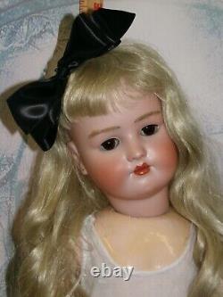 Antique German Bisque Head Doll H Handwerck Simon Halbig 29