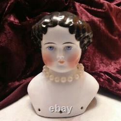 Antique German China Head Doll Head