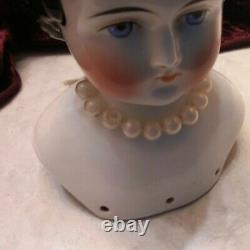 Antique German China Head Doll Head