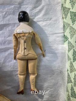 Antique German China head doll 22 inches tall