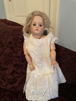 Antique German Cuno Otto Dressel 1912-4 Bisque Head Doll 22 Tall