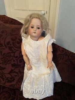 Antique German Cuno Otto Dressel 1912-4 Bisque Head Doll 22 Tall