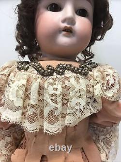 Antique German Cuno Otto Dressel 1912 Bisque Head Jutta Doll 21 CompositionBody