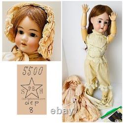 Antique German Doll-Arthur Schoenau Hoffmeister Child Dolly Face Mold 5500-9