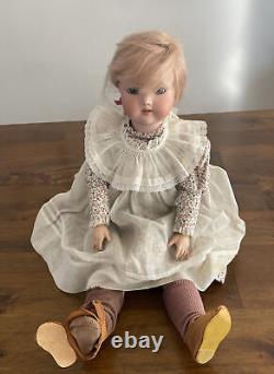 Antique German Doll-CM Bergmann Simon Halbig S&H 24 Bisque Head Doll