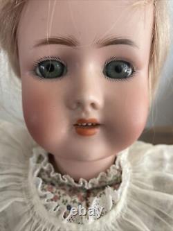 Antique German Doll-CM Bergmann Simon Halbig S&H 24 Bisque Head Doll