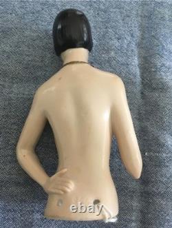 Antique German Half Doll Large flapper 1920 Exquisite Lady Perfect Porcelain