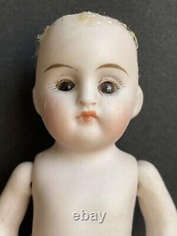 Antique German Miniature 5 Kestner 160  All Bisque Mignonette Doll