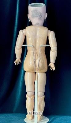 Antique German Simon Halbig Heinrich Handwerck Bisque Head 28 Doll