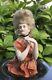 Antique German Porcelain Half Doll Goebel Marked Arms Away Pincushion