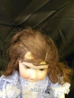 Antique Hermann Steiner Bisque Head Composition Body Doll -Made in Germany 1920s