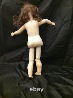 Antique Hermann Steiner Bisque Head Composition Body Doll -Made in Germany 1920s