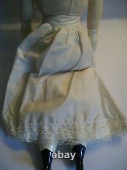 Antique Hertwig Germany Porcelain 19 MARION Blonde China Head Pet Name Doll