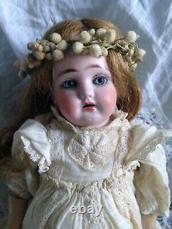 Antique Heubach or Heinrich Handwerke Small 14 Porcelain Doll Germany Horseshoe