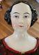 Antique Huge 26 China Head Doll Jenny Lind Conta & Boehme Withstunning Molding