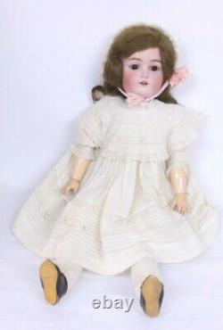 Antique JD Kestner 1880-1920 German Rare Bisque Porcelain Head/Body Doll #168