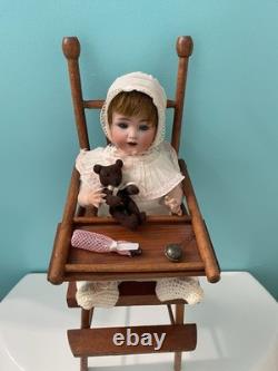 Antique JD Kestner 257 9 Baby In Highchair