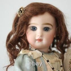 Antique Jumeau Tete Depose Bte S. G. D. G Porcelain Doll 1880s Closed Mouth