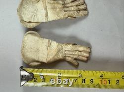 Antique KID LEATHER Gauntlet Doll Gloves Rare Find Nice