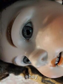 Antique Karl Hartmann Doll 23 Gorgeous Face Grey Blue Eyes, Wonderful Condition