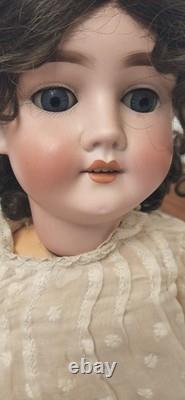 Antique Kley & Hahn Walkure #250 4¾ German Bisque Doll 25 Blue Sleep Eyes Teeth