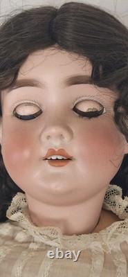 Antique Kley & Hahn Walkure #250 4¾ German Bisque Doll 25 Blue Sleep Eyes Teeth