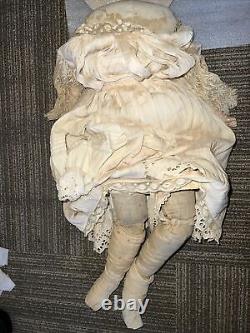 Antique Large 7 tall German China Head Doll Part Kestner And 22Body