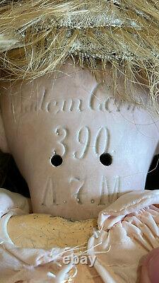 Antique Large German Armand Marseille Doll Bisque Head Composition Body 390 A7M