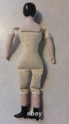 Antique Miniature Dollhouse Man Doll Porcelain 6