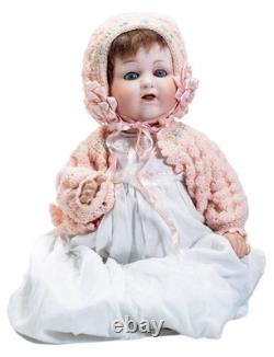 Antique NIPPON Bisque Porcelain Sleeper Doll Rare