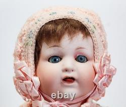 Antique NIPPON Bisque Porcelain Sleeper Doll Rare