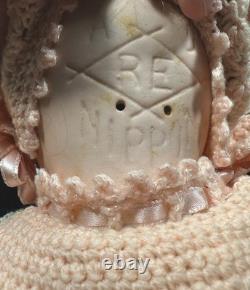 Antique NIPPON Bisque Porcelain Sleeper Doll Rare