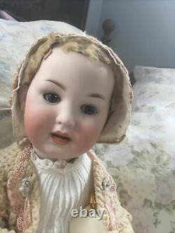 Antique P. M. 914 10 Porcelain Character Doll German Third Place Porzellanfabrik