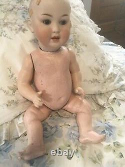 Antique P. M. 914 10 Porcelain Character Doll German Third Place Porzellanfabrik