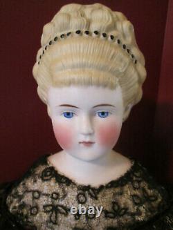 Antique Parian China Head Doll Princess Augusta