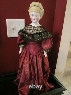 Antique Parian China Head Doll Princess Augusta