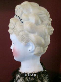 Antique Parian China Head Doll Princess Augusta