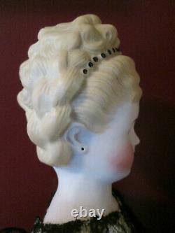 Antique Parian China Head Doll Princess Augusta