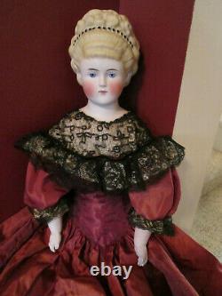 Antique Parian China Head Doll Princess Augusta