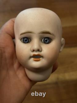 Antique Porcelain Doll Head Vintage Toy Size 1 Unsigned