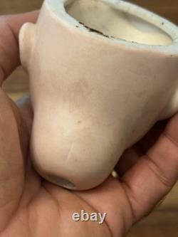 Antique Porcelain Doll Head Vintage Toy Size 1 Unsigned